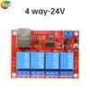 DC 5V/12V/24V 4/8 Way TCPIP Network Ethernet Relay Module Switch LAN Control Smart Device Remote Control