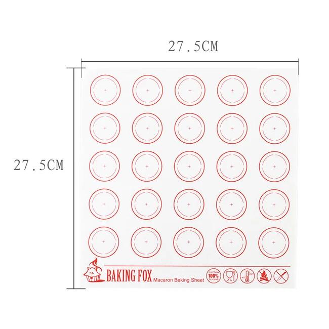 

Silicone Macaron Baking Mat, Non-Stick Silicon Liner for Bake Pans & Rolling - Macaroon/Pastry/Cookie Making
