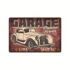 2024 American-Style Industrial Auto Repair Tin Sign - Frameless Decorative Wall Art