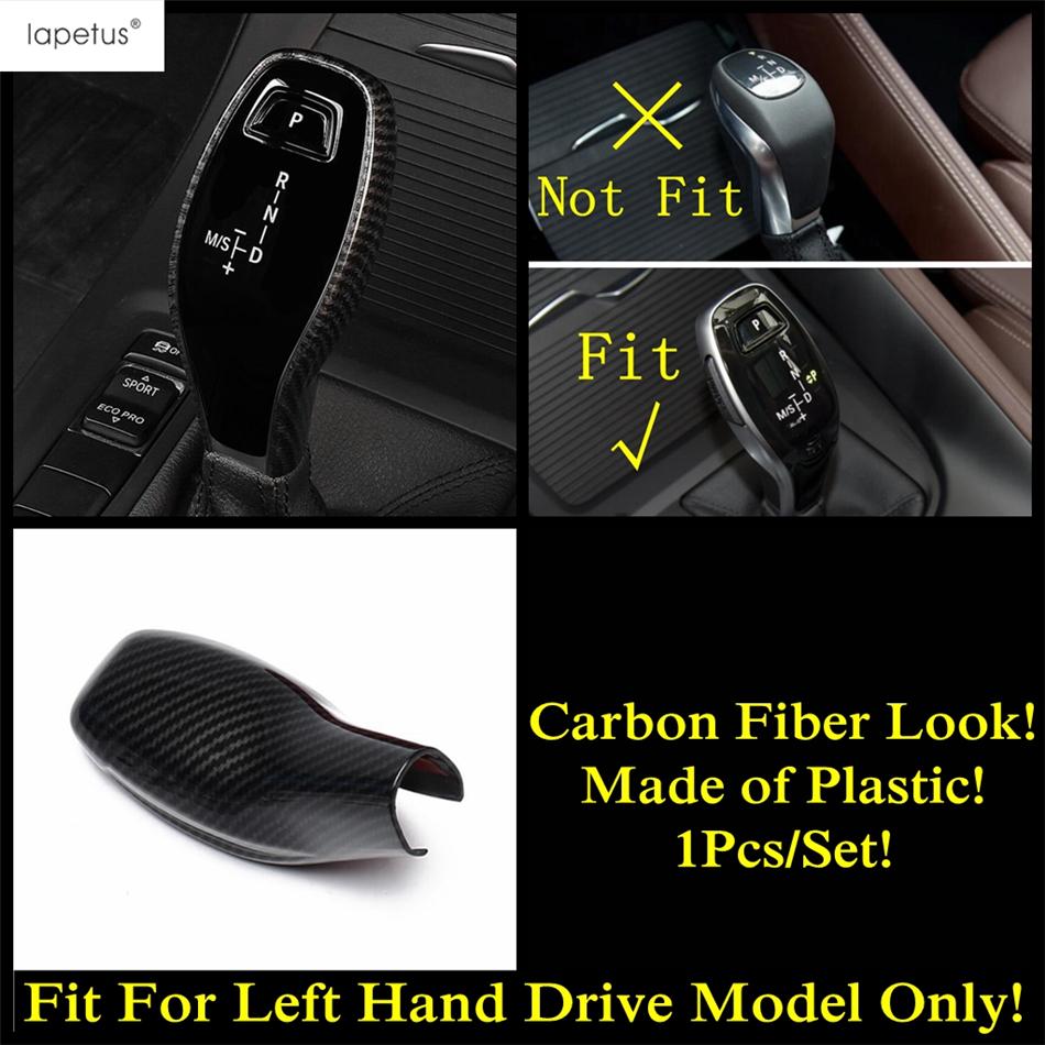 Car Gear Shift Knob Head Handle Decoration Cover Trim For BMW X1 F48 / X2 F39   Red / Carbon Fiber Accessories Interior