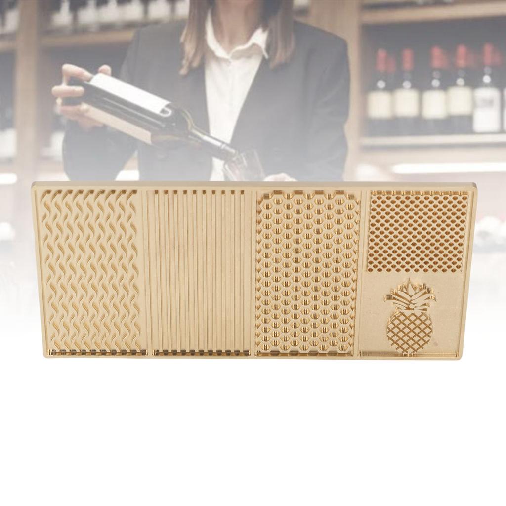   Stamp Tray Copper Multipurpose Modern Easy To Clean   Imprinter for Bar Party