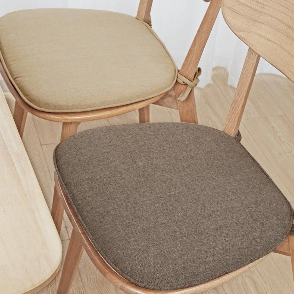 Soft Dining Chair Cushion Comfortable Chair Pad Simple Sanding Seat Pad Seat Cushion