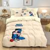 Cartoon Basketball Duvet Cover pillowcase Bedroom Decoration Children Gift adult Single Double bed Large SizeZip Duvet Cover