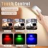 Remote Control Touch Night Light 360 Degree Rotation Bedroom Bedside Lights RGB Color Change Dimmable Lamp