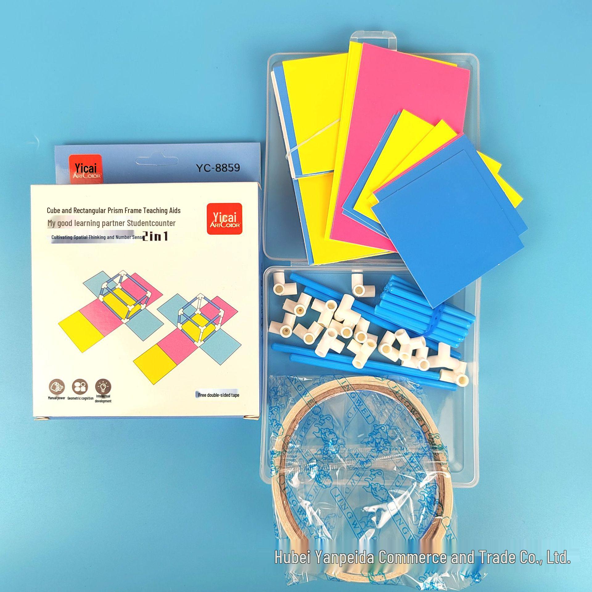Cube and Cuboid Demonstration Model for Primary School Math