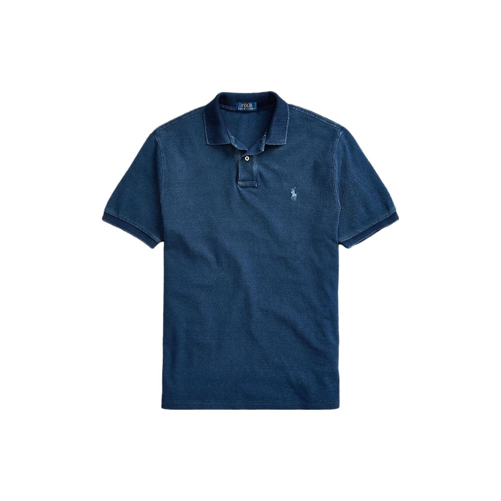 

Polo Ralph Lauren SS23 Поло с коротким рукавом и вышивкой маленького пони Мужские топы Синий MNPOKNI1N820163-400