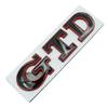 Adesivo Emblema 3D Metal Logotipo GTD Carro Porta Traseira Tronco Grade Dianteira Para Polo GTD MK4 MK5 MK6 MK7 Golf 4 5 6 7 Acessórios Automotivos
