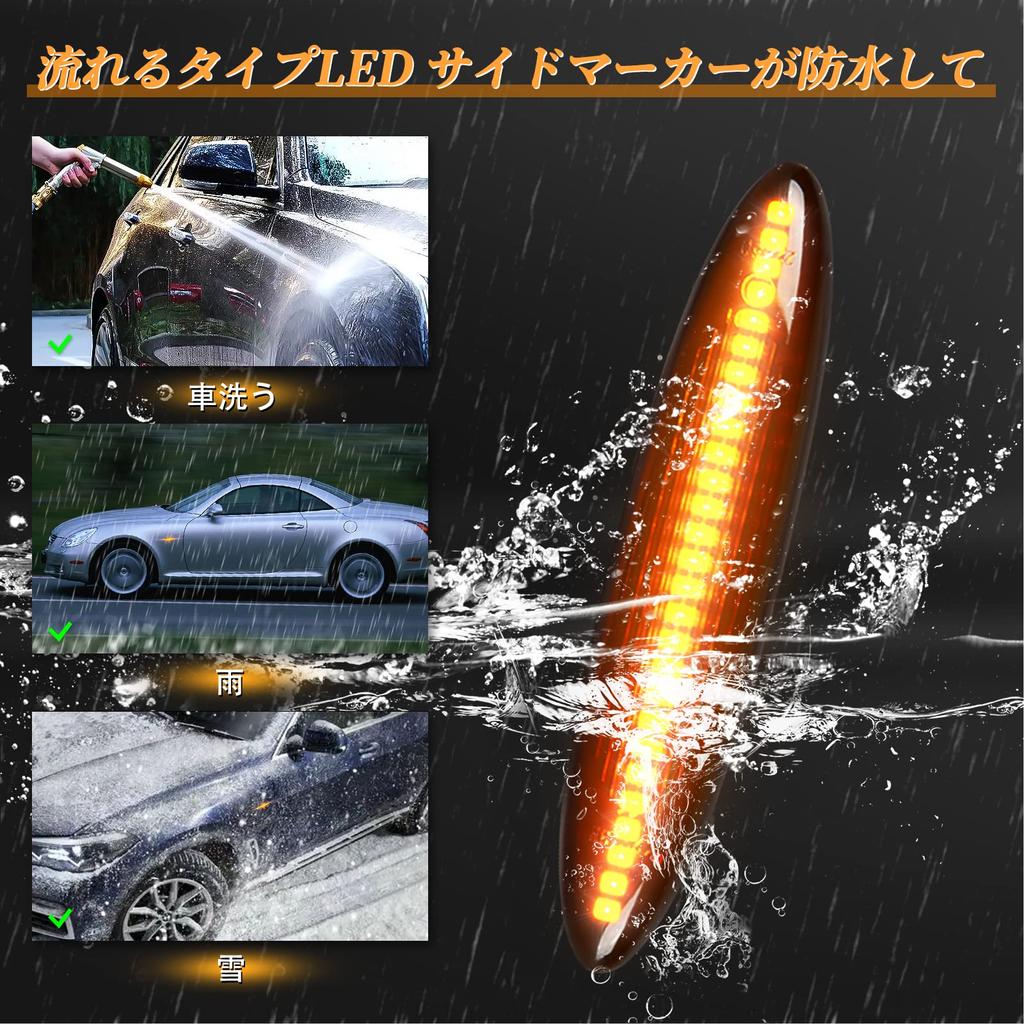 POPMOTORZ Crown LED Side Marker, Mark X 120 Series, Mark X Geo, 10 Series,