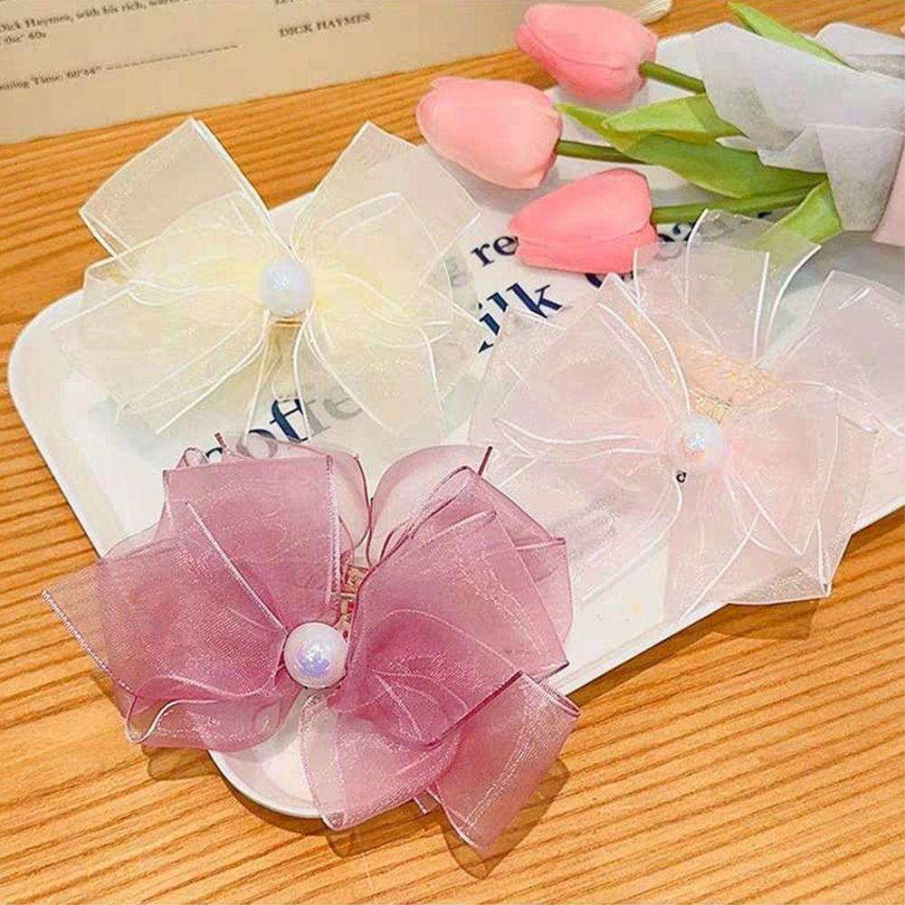 

Головной убор с жемчужным хвостиком, аксессуар для волос, детская заколка для девочек, заколка для волос в корейском стиле