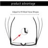Stylish Rectangular Reading Glasses for Men Women Diopter 0 5 to 4 0 Hinged Frame Lens Width