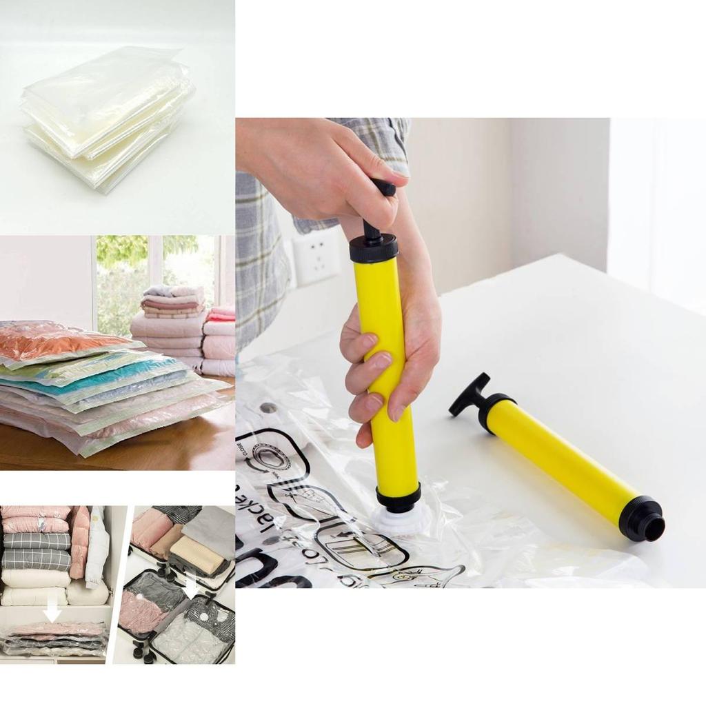 Large Transparent Vacuum Compression Bag Wholesale Pet+pe Material