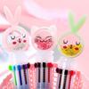 Creative Ten-Color Cartoon Ballpoint Pen - Cute Multicolor Marker for Students