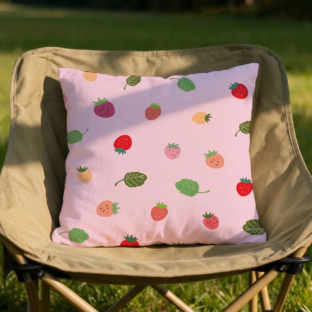 fresh fruits Cushion Cover Soft Reversible Durable Pillow Cover MultiScene Use for Home Car Daily Comfort