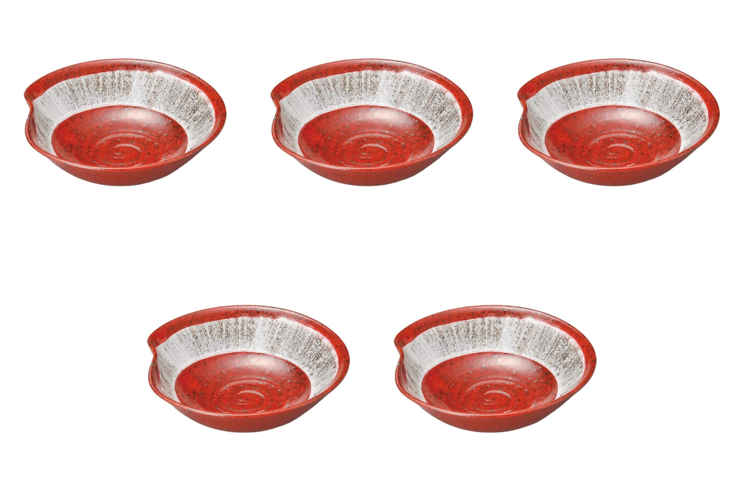 

Set of 5 Crystal Magna Mukae x 15 x Mukae Setomonohonpo Hand-Pressed [16.5 5.6 cm]