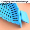 Practical Kitchen Accessory for Home Silicone Pot Edge Strainer, Clip-on Colander Pasta Vegetables, Multipurpose Food Strainer Non Slip Drainer