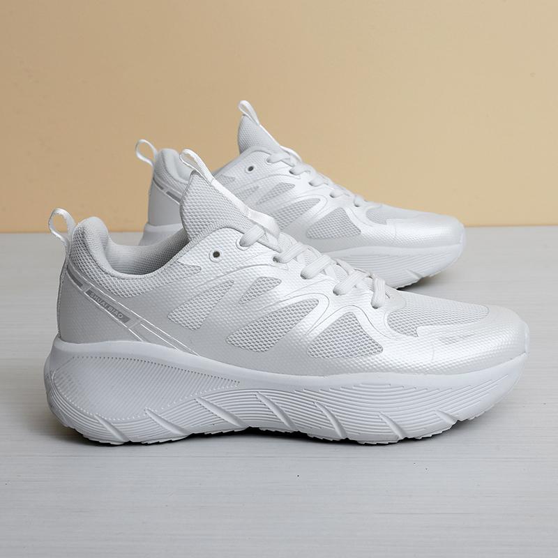 Couple Style Spring And Autumn Running Shoes Lightweight Fashionable Breathable Upper Md Soft Sole Anti Slip Sports Men'S Shoes