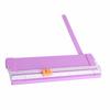Paper Cutter Small Mini Folding Clear Scale Burrs Free Carbon Steel Cutting Scrapbook Paper Trimmer Purple