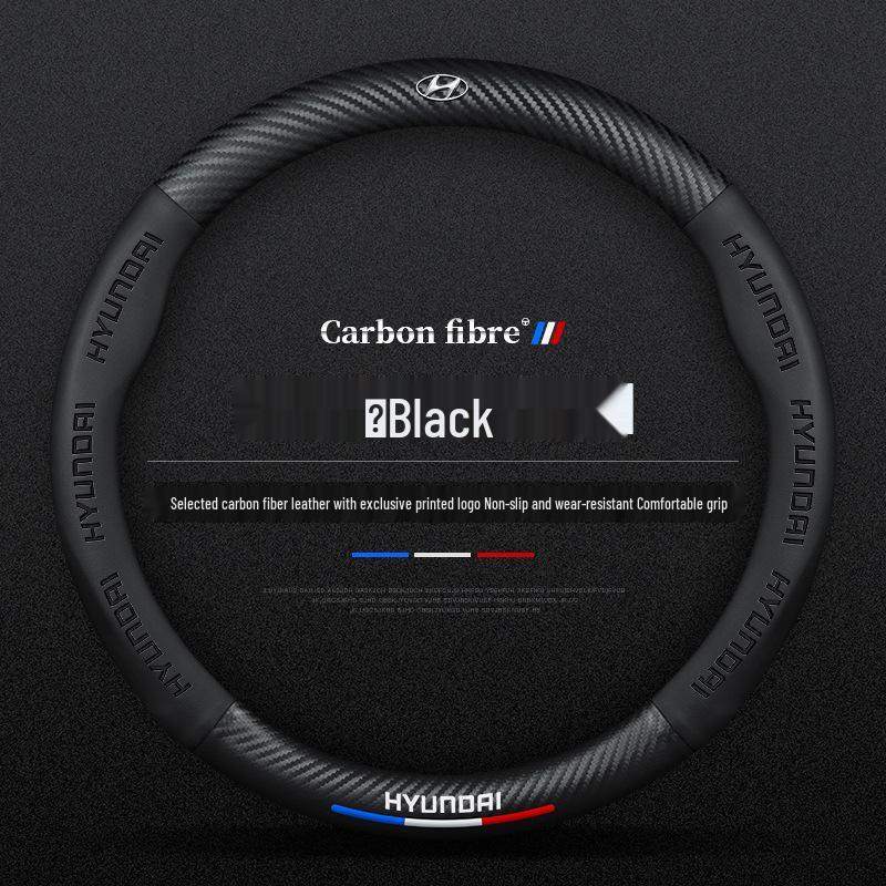 All-Season Anti-Slip Steering Wheel Cover for 16-19 Hyundai Elantra