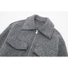 Autumn Women's Plus Size Street Fashion Soft Tweed Short Jacket Coat