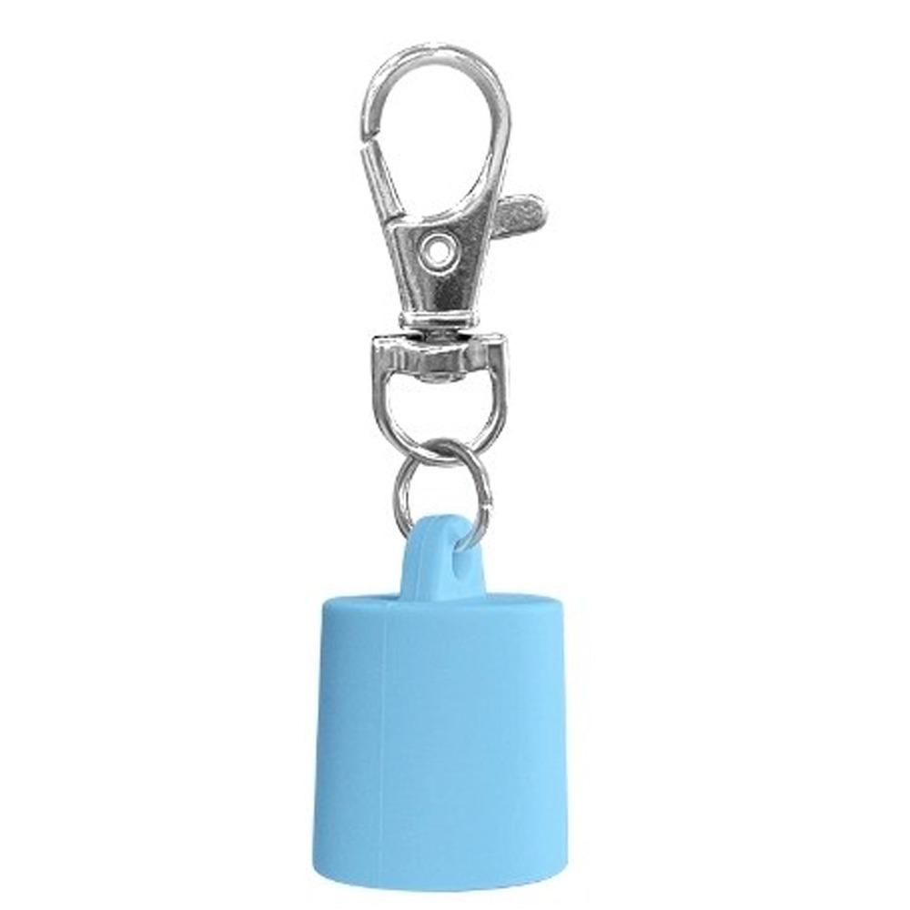 Portable Silicone Lip Balm Keychain Cap Bag Pendant Makeup Tool Accessories Lipstick Storage Cap Key Ring Lip Gloss Keychain Cap