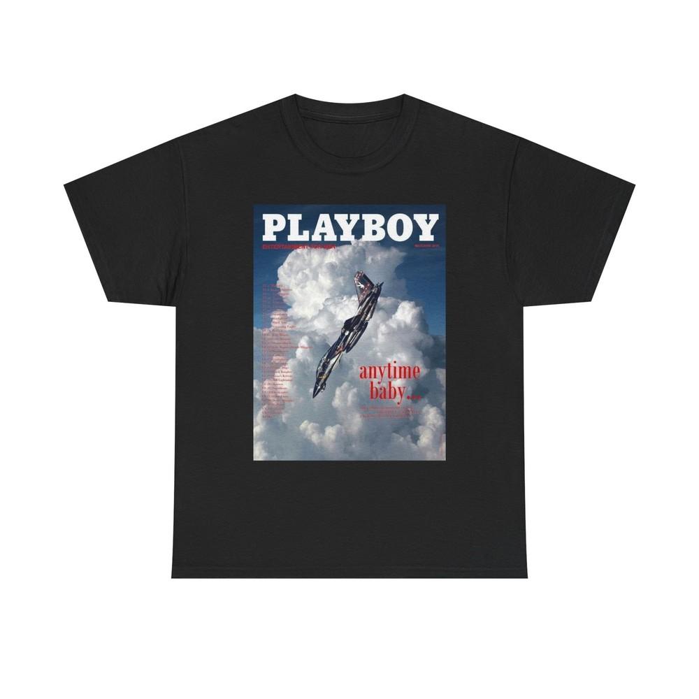 Playboy Vintage Ad Graphic T Shirt Unisex Heavy Cotton Tee