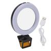 Rechargeable Portable Clip On Selfie Ring Light USB Charging Mini Clip On Selfie Ring Light for Smartphone Mobile Phone