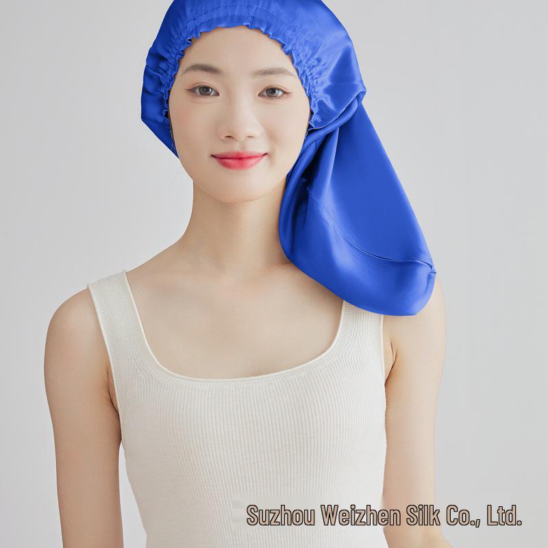 Yama %100 Dut İpeği Uyku ve Saç Bakım Fırfırlı Kenarlı Bone