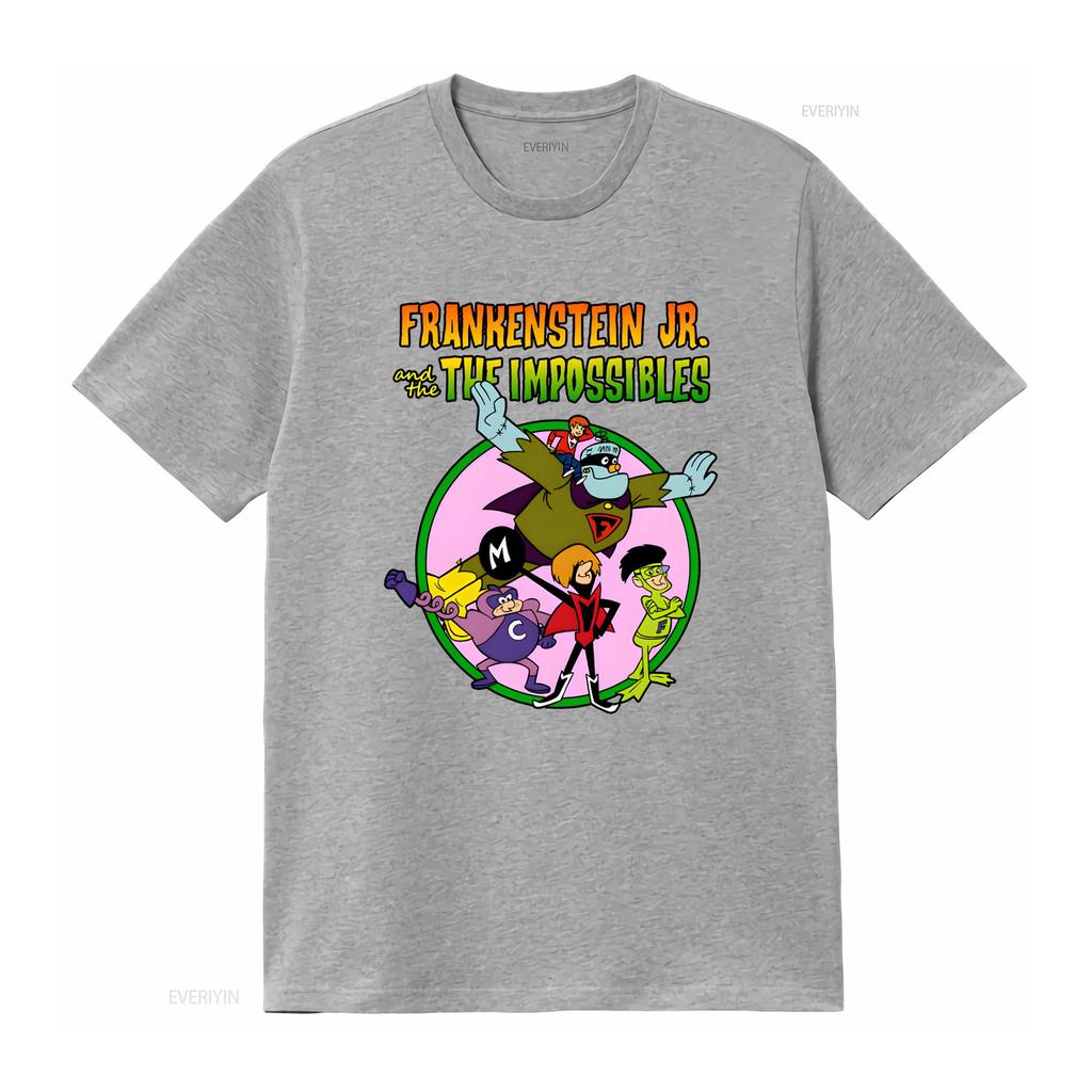Frankenstein Jr The Impossibles T Shirt Cotton E All Size Vintage Soft Streetwear Versatile Homme Stretched Vintage