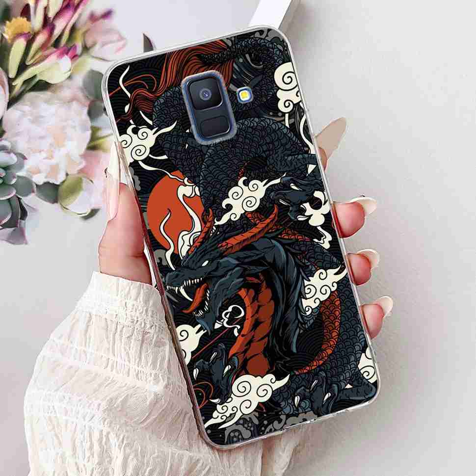 For Samsung Galaxy A6 2018 5.6" Case SM-A600F Soft Silicone TPU Cover For Samsung a6 A6 2018 SM-A600FN New Butterfly Phone Cases