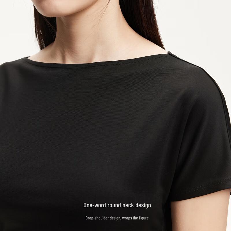 Veromoda Pleated Waist A-Line Dress with Detachable Scarf