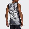 Adidas X Derrick Rose Logo Print Ultra-Lightweight Breathable Basketball Vest Men Tops Black GV4698