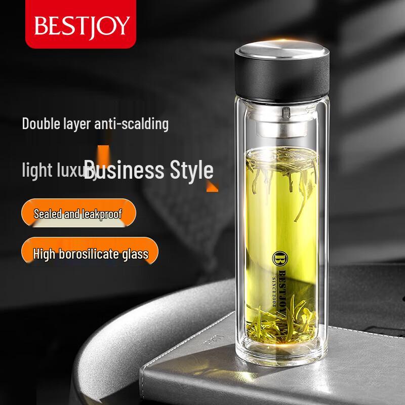 FUGUANG Shixi Double Wall Thickened Glass Cup