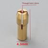 Electric Grinder Accessory Drill Chuck Adapter Stable Clamping Anti-slippage Design 10pcs Drill Chucks Adapter