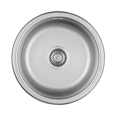 Single Bowl Metal Round Normal Sink