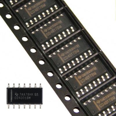 20PCS CD4017BM CD4017BW CD4017 4017 SOP-16 Decade Counter / Divider CMOS IC Surface Mount SMD SOP16 SOP TI COUNTERS DIVIDERS