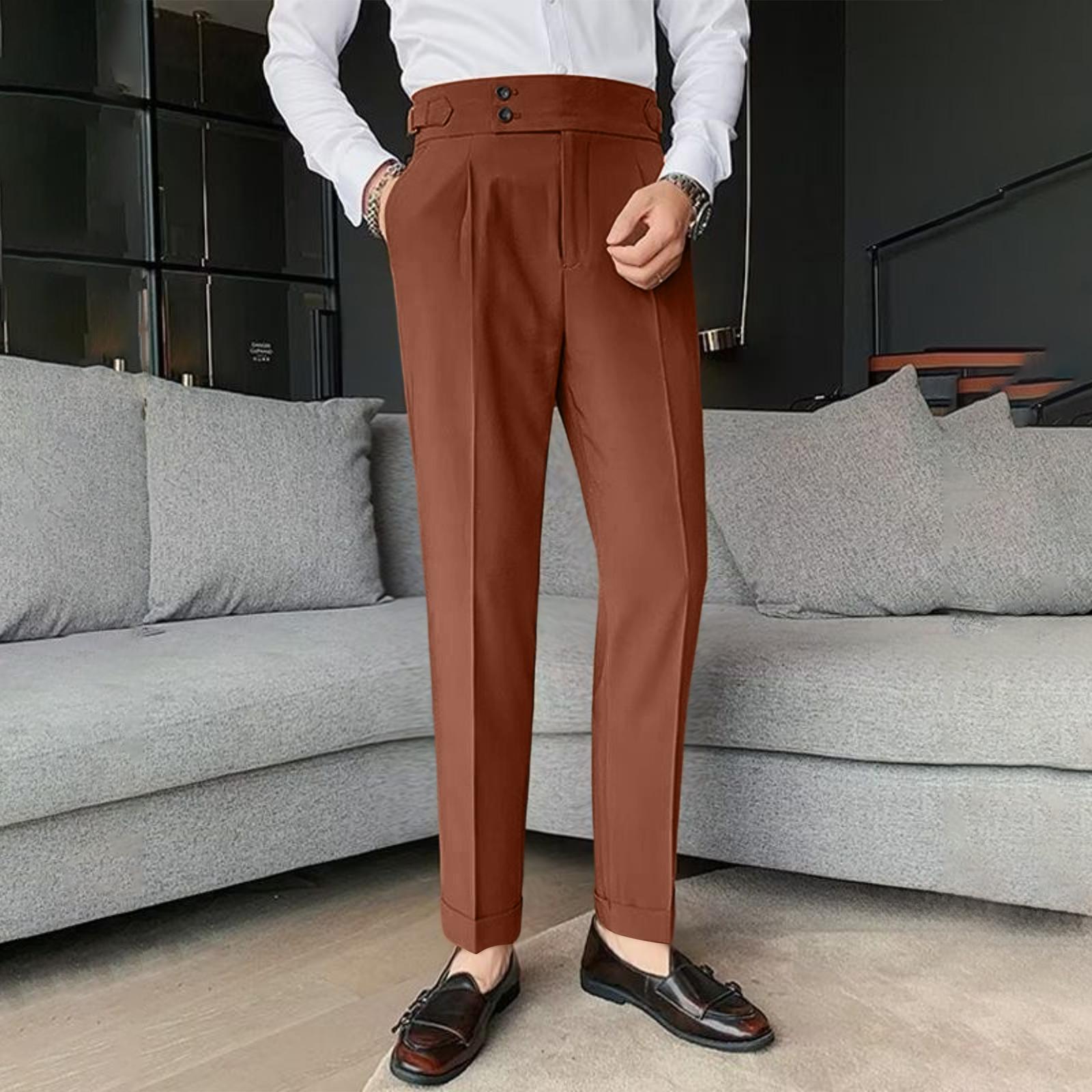 Мужские повседневные брюки Мужские прямые повседневные брюки 31