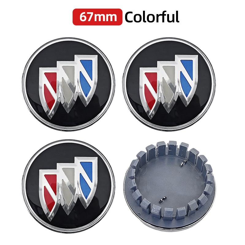 For Buick Excelle XT GT Envision Verano Regal LaCrosse Encore enclave 4pcs Car Wheel Center Hub Caps Cover Emblem Accessories
