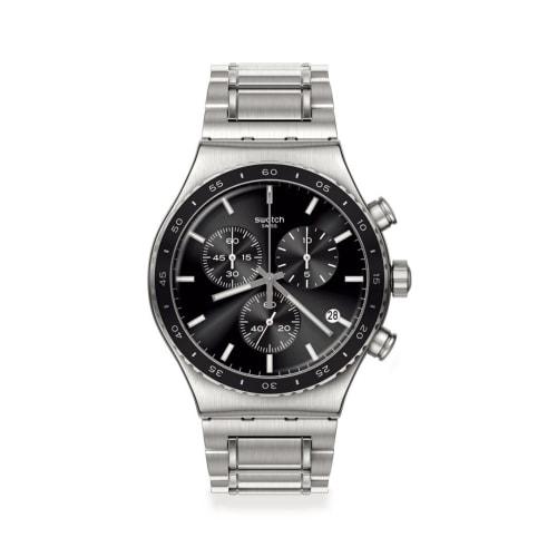 

Чоловічий годинник Swatch Carbonium Dream New Irony Chrono YVS495G, Сірий