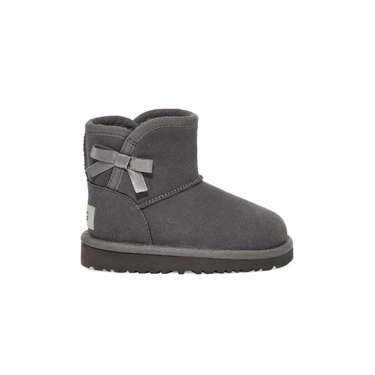 UGG Idris Comfortable, Fleece Lined Snow Boots Kids' Cotton Boots Children Aged 3 7 Years Old Charcoal Gray 1118888T-CHRC