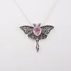 Pink Morganite Gemstone 925 Sterling Silver Jewelry Pendant  1.2" Gift For Mom CP-31-8