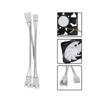 4Pin PWM Fan Splitter Cable Motherboard CPU Cooler Cooling Fan 1 To 3 Convertor Computer Fan Connector Extension Cord