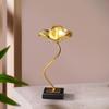 Ball Ornament Figurine Sculpture Home Collectible Birthday Metal Leaf Statue