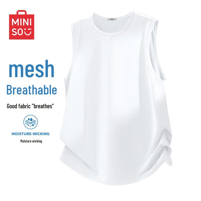 MINISO Men s Ice Silk Quick-Dry Sleeveless Vest M