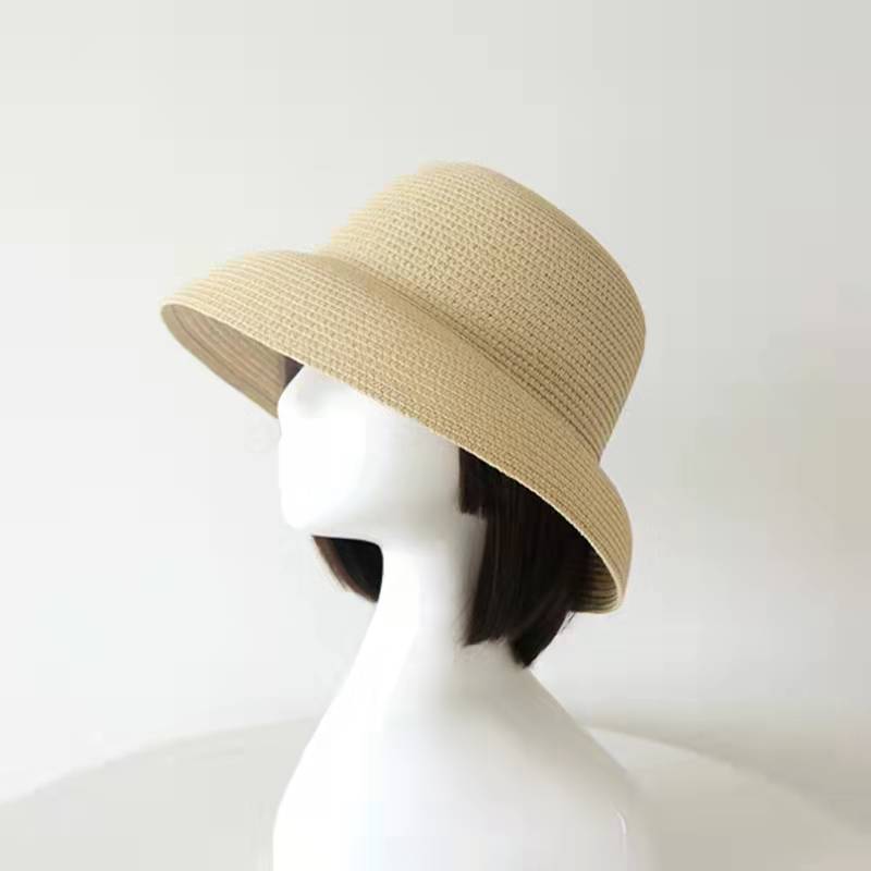 Sun Hat Women's cap Hats For Women Men Summer Straw Hat Sun Protection Hats Wide Brim Vintage Protection Fashion Straw Visor