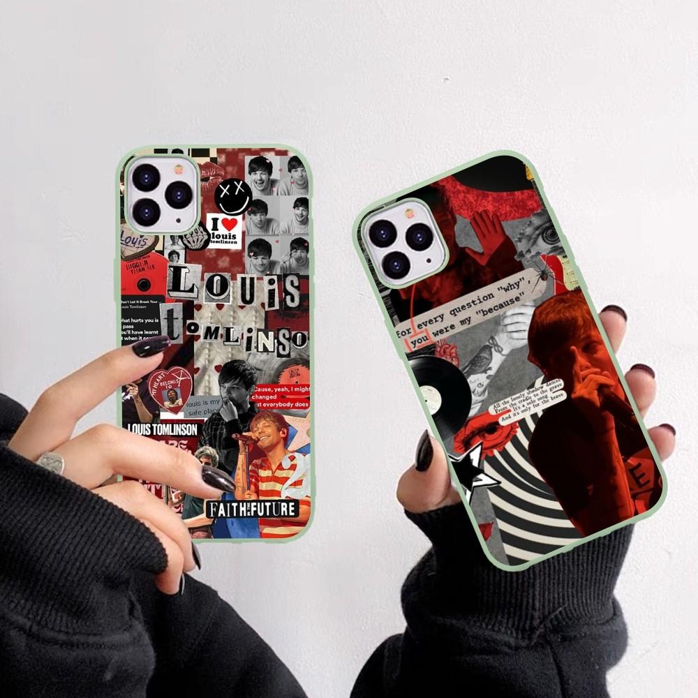 L-Louis Singer T-Tomlinson Phone Case For IPhone 14 11 12 13 Mini Pro Xs Max 8 7 6 6S Plus X XR Solid Candy Color Case