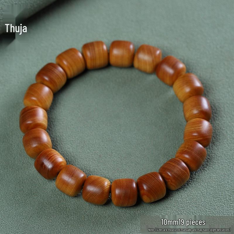 Temple Sandalwood Multi-Treasure Buddhist Rosary Beads Bracelet - Wenge Accessories Gift