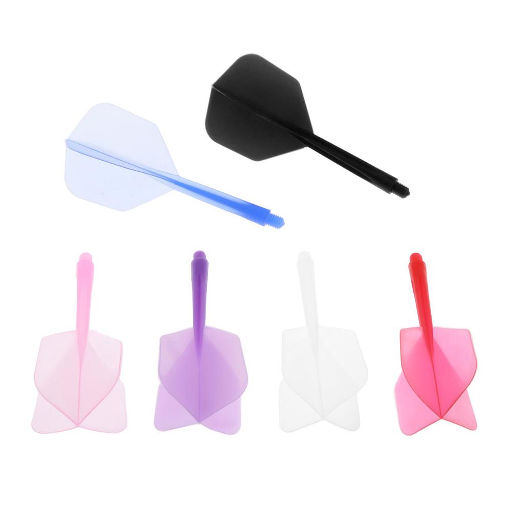 6 Pcs Dart Flights 2BA Screw In-one Professional Dart Flight Anti-fall 80mm Plastic Darts Flights Set For Dart Players