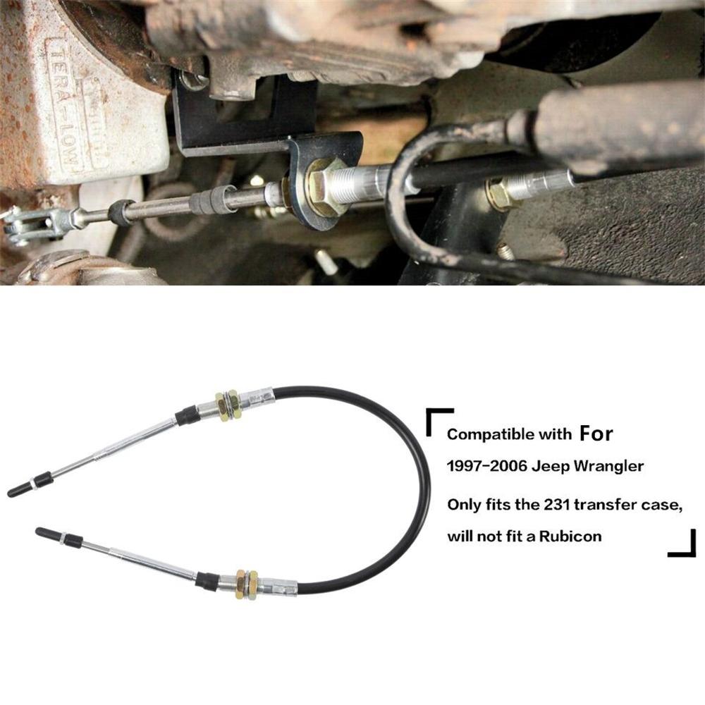Transfer Case Cable Shift Linkage Upgrade Heavy Duty For Jeep Wrangler TJ 97-06