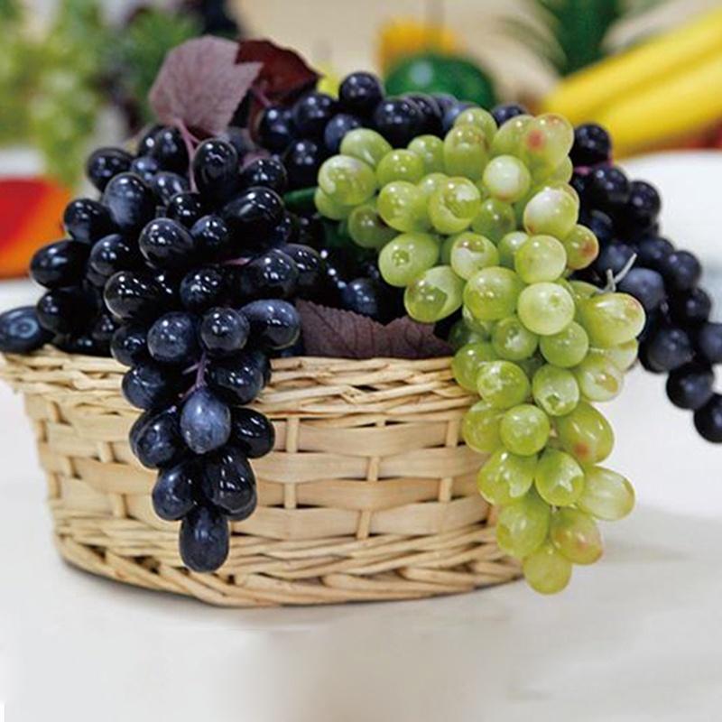 2025 Artificial Grapes A Bunch Of Grapes Plastic Fakes Fruit Food Decor Decoration Artificial Fruit Fakes Fruits Decoration