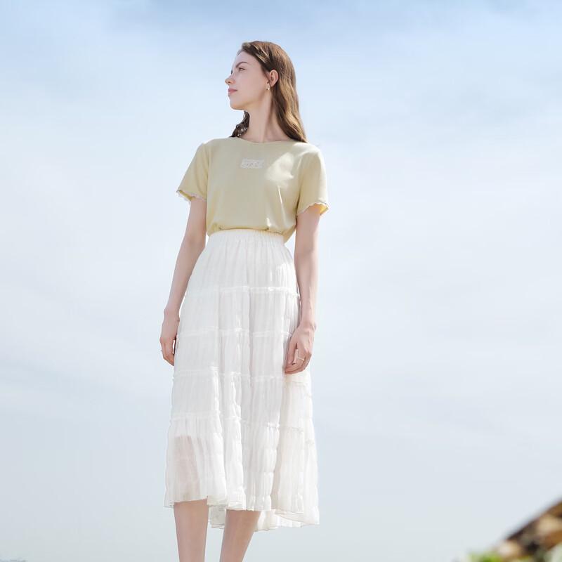 Betu Women's Tiered Midi Skirt